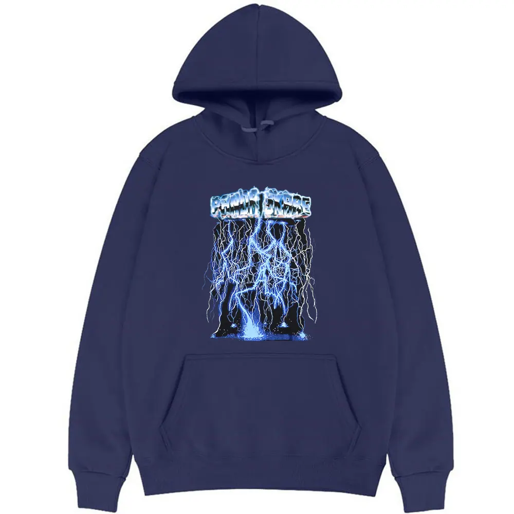 

2021 New Lightning Print Hoodie Fashion Black Streetwear Men Women Oversized Hoody Sweatshirt Men's Hip Hop Hoodies Cotton Coat