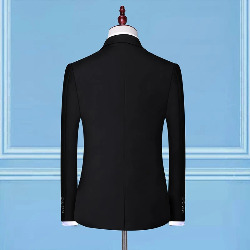 Азиатский размер костюм slim fit Мужской 3 шт костюмы свадебное платье мужской