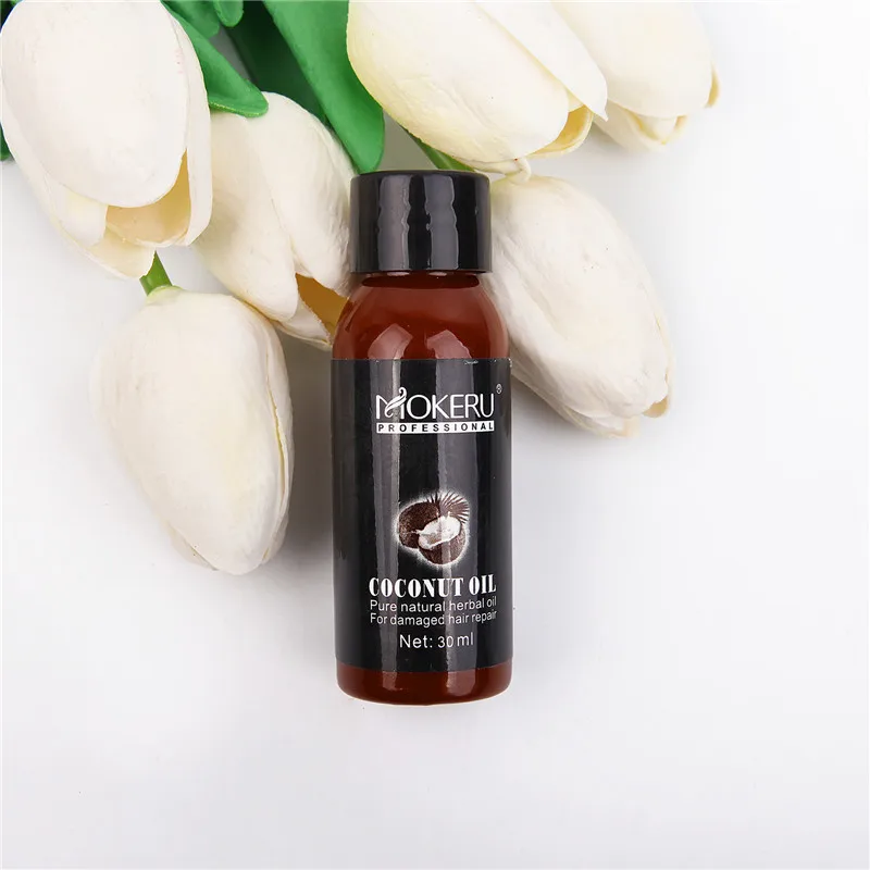 30 мл натуральное органическое кокосовое масло для лечения роста волос средство