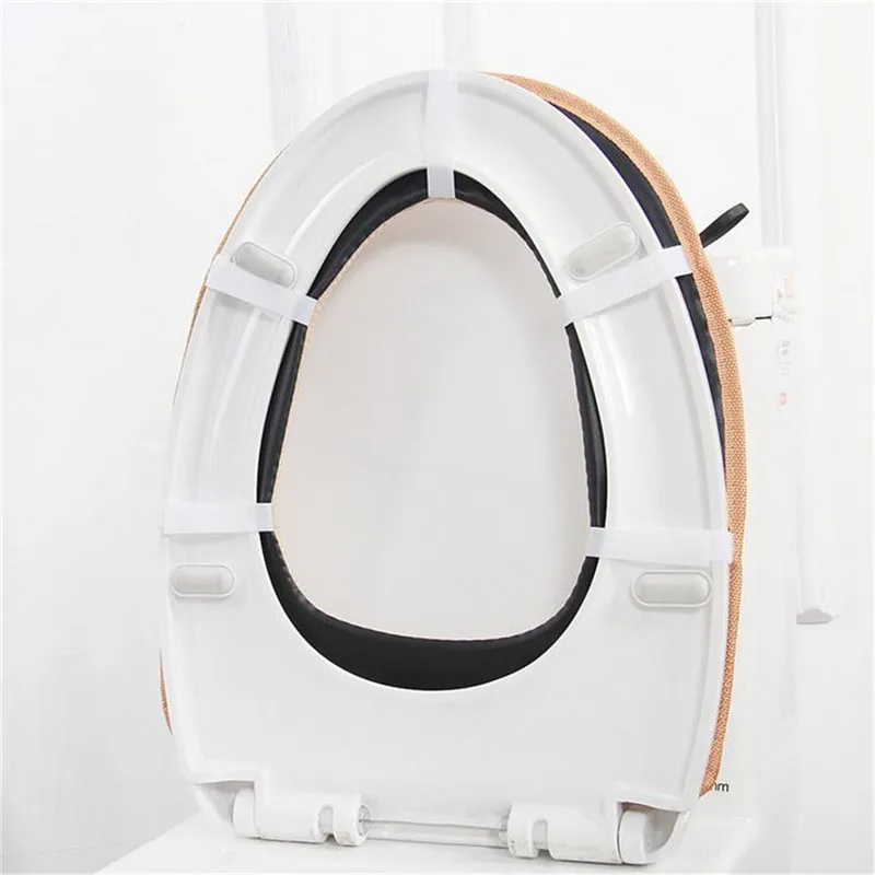 Сидение для унитаза плюшевое толстое универсальное сиденье зимний домашний