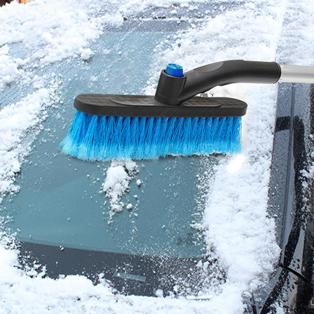 

Car Snow Brush And Ice Scraper Portable Snow Removal Broom Telescopic Windshield Ice Scraper