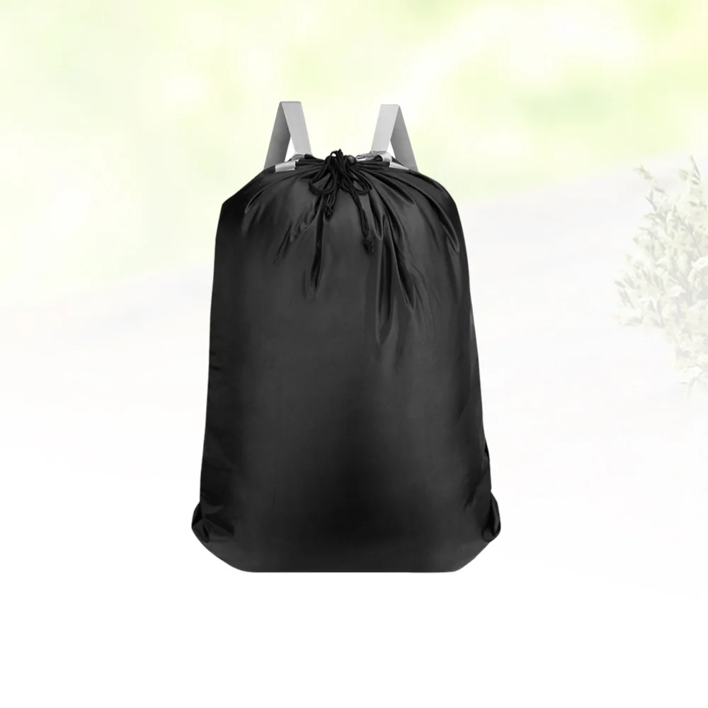 

1pc Large Clothing Bags Drawstring Adjustable Laundry Luggage Backpack with Shoulder Straps