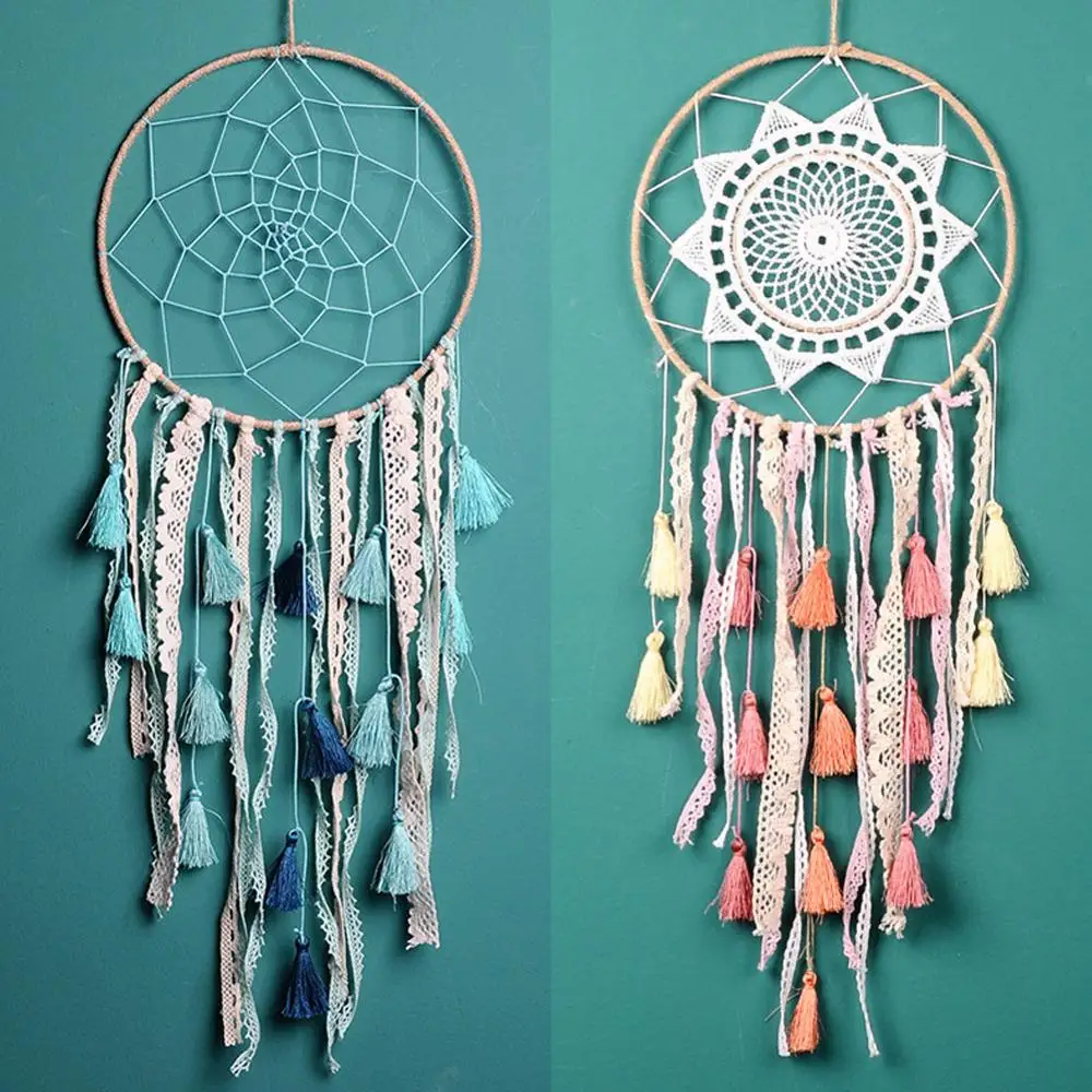 

Nordic Tassel Dream Catcher Room Decoration Bedroom Decor Girls Room Decor Pink Blue White Gift For Women