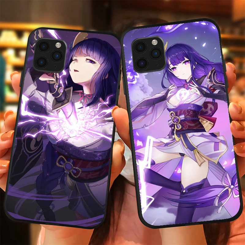 

Genshin General Raiden iPhone 11 12 Case Phone Case For iPhone 7 8 Plus X XR XS MAX 11 12 Pro MAX SE 2020 12 Mini Cases Back