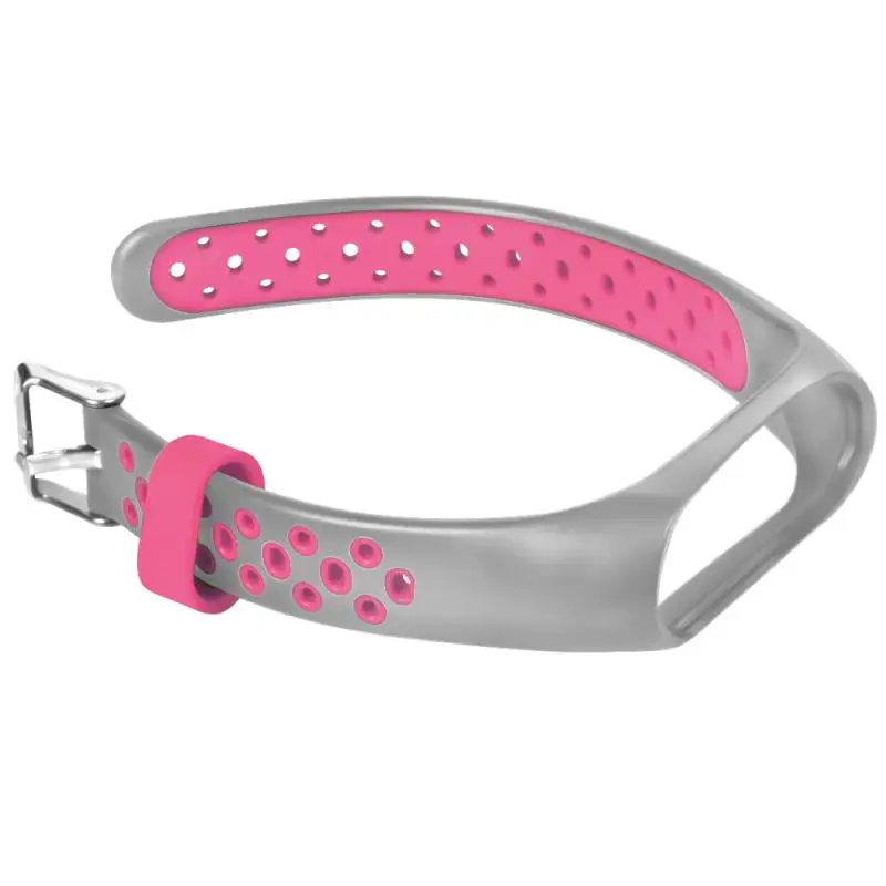 Ремешок для часов Mi Band 5 спортивный силиконовый браслет дышащая пряжка с