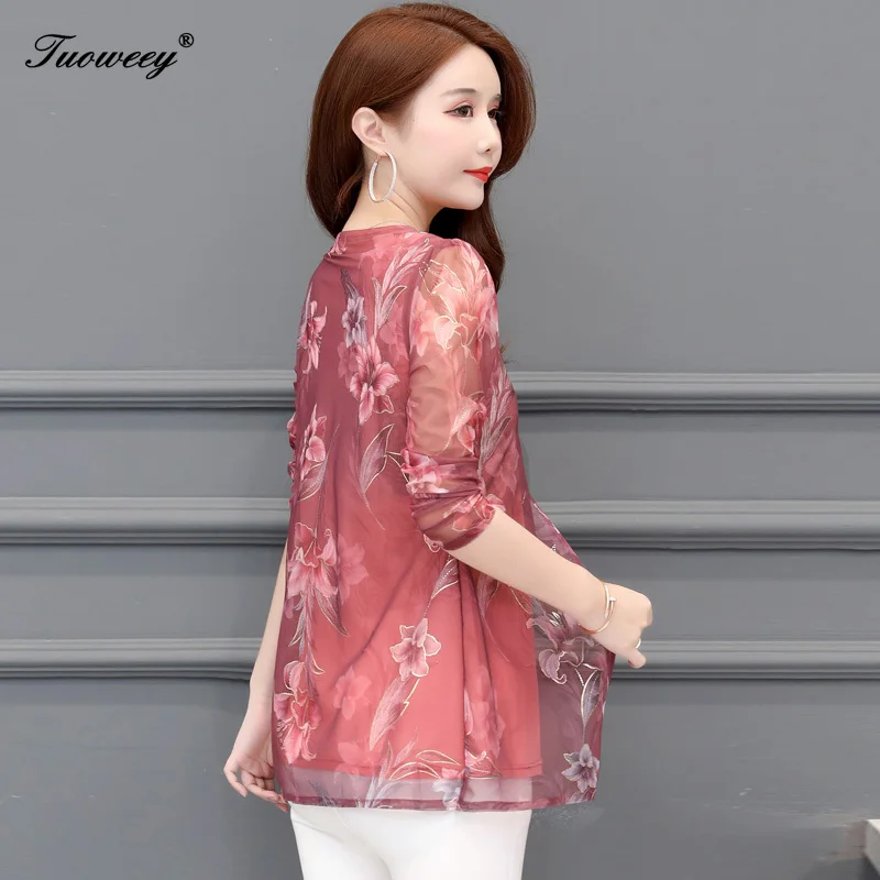 2020 весенние цветочные женские блузки модные осенние свободные длинные рубашки с
