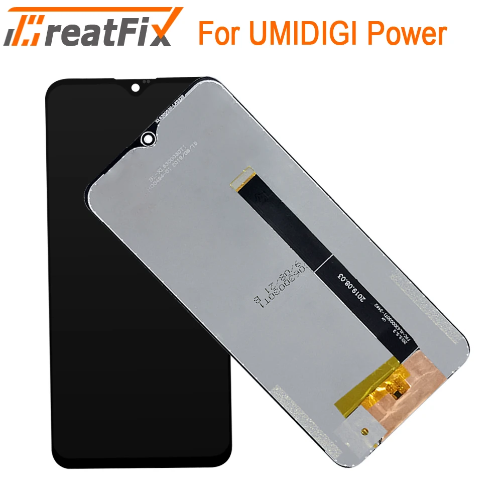 6.3"inch Original New For UMI Umidigi Power LCD Display+ Touch Screen Assembly For Umidigi Power Screen With Free Tools