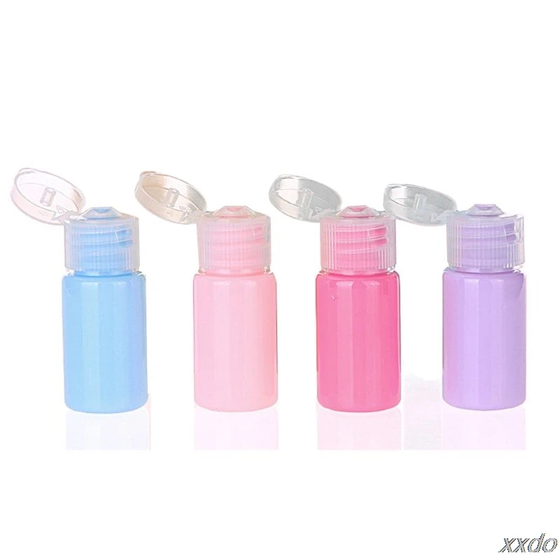 

8Pcs 10ml Macaron Color Refillable Empty Bottles Cosmetic Cream Pump Container