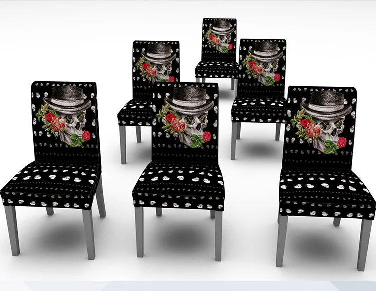 

Halloween Rectangular Tablecloth Tablecloth Halloween Stretch Chair Cover Digital Printing Restaurant Chair Cover