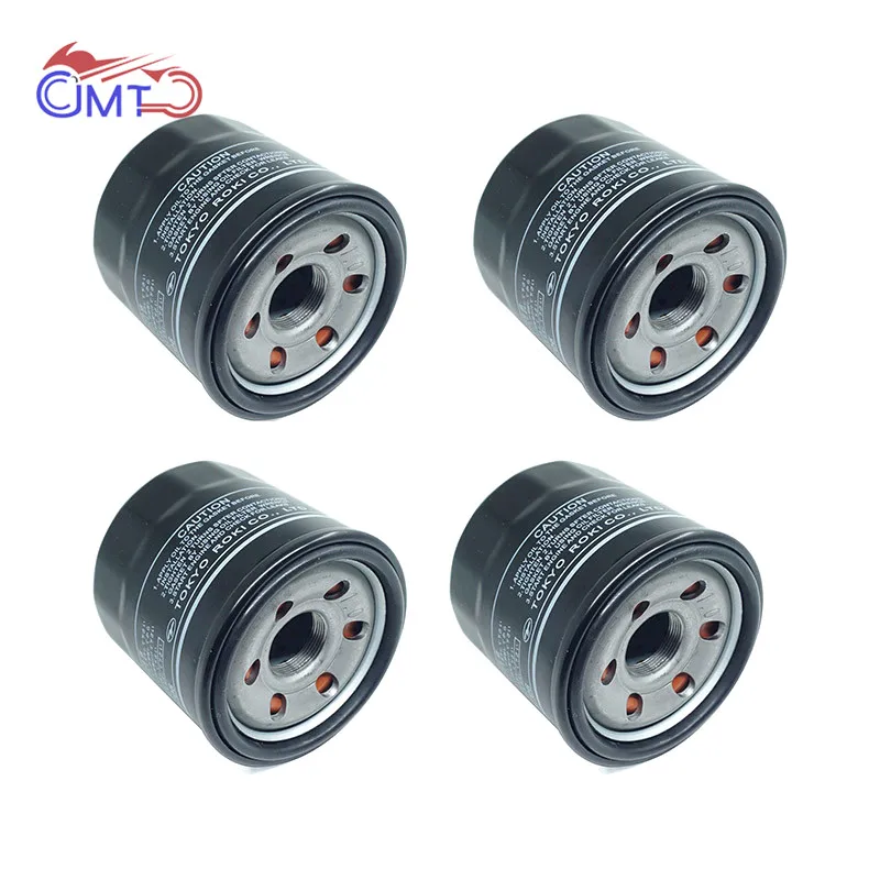 4 Pieces Для Suzuki SV650/S VS700 GL GSR750 GSR750Z ABS GSX750F GSX750 Kanata GSXR750 VS750 Intruder масляный фильтр части двигателя мотоцикла - Цвет: 4 Pieces