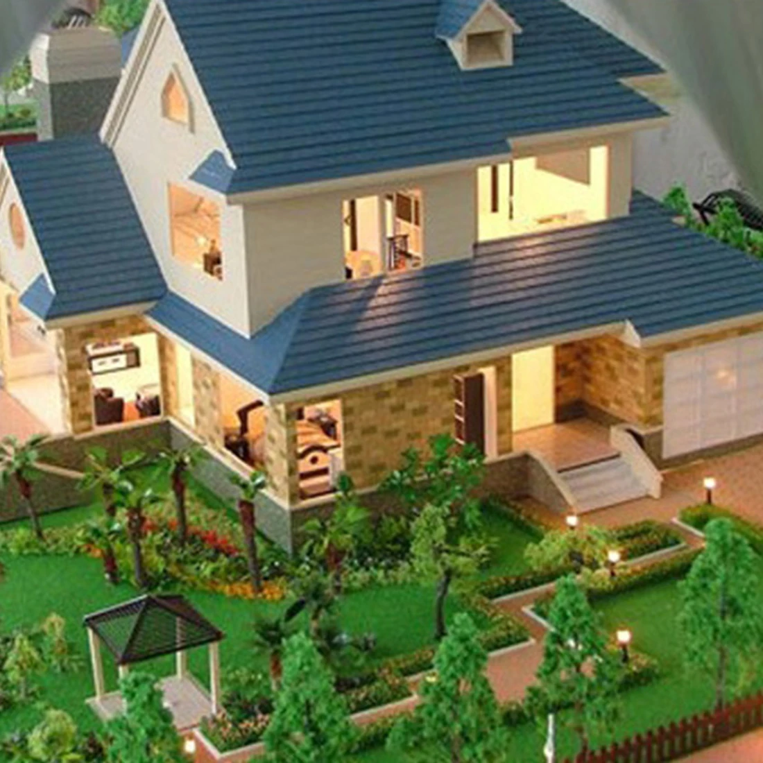 

10Pc 15cm Sandboxie Model Tree Micro Landscape Decoration For Roadsides Model Tree Scale Trains - Green