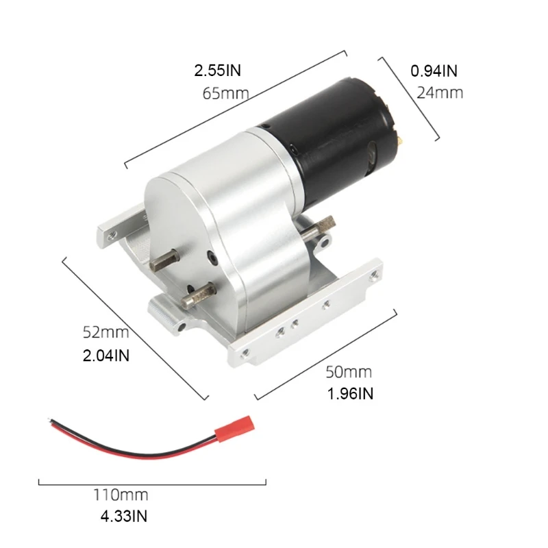 

D7WF Remote Control Car Parts Model Parts Metal Kits Replacement Part Tube Rack Gear Box for Car