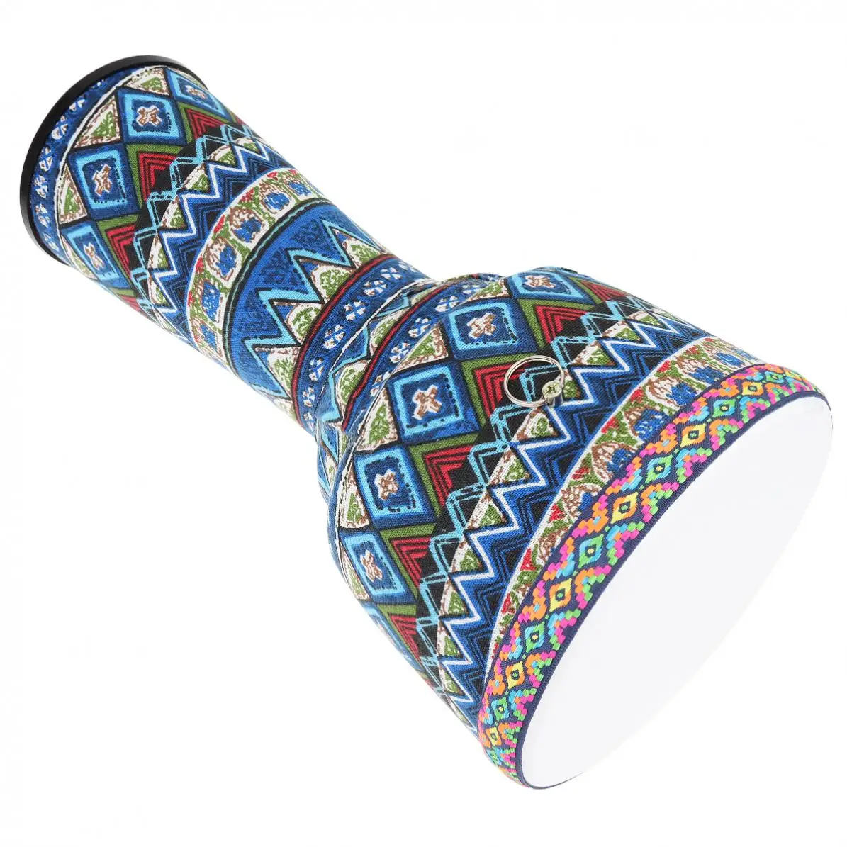 8 дюймов ПВХ Африканский Djembe барабан красочные ткани искусства ABS баррель кожи детей ручной барабан