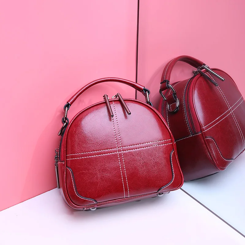 Маленькие женские сумки из натуральной кожи новая дизайнерская сумка через