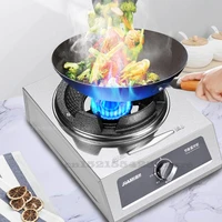 energy saving home single gas stove commercial medium high pressure liquefied cooktop table type anti rust catering equipment