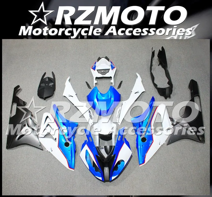 

New ABS Motorcycle Whole Fairings Kit Fit For BMW S1000RR 2015 2016 HP4 15 16 bodywork set blue nice