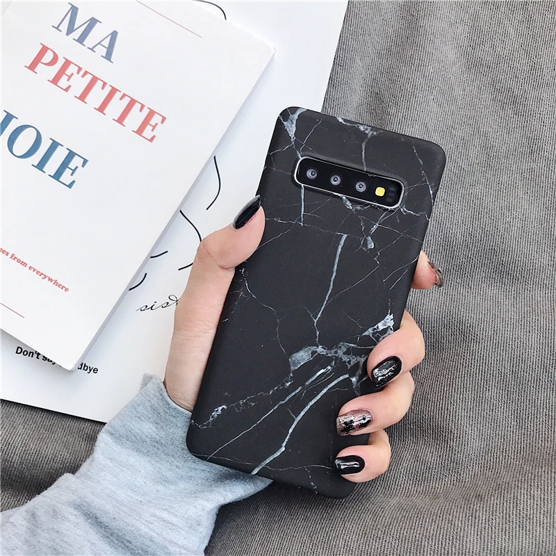 Роскошный жесткий защитный чехол из поликарбоната с мрамором для Samsung Galaxy S10 Lite S8