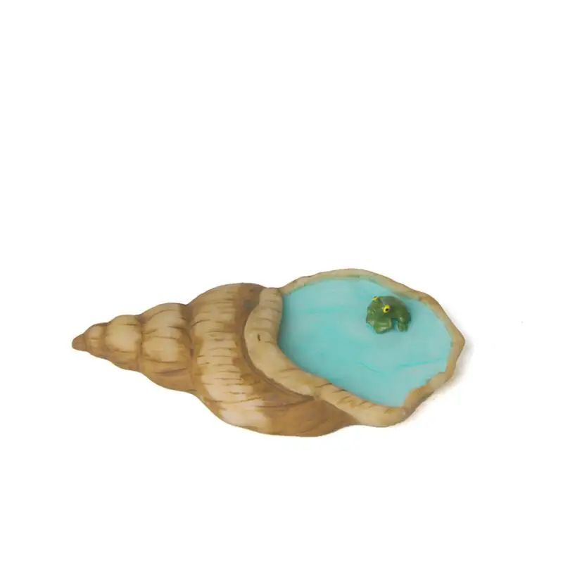 1 шт. креативная Милая лягушка раковины Ландшафтная доска Садоводство микро