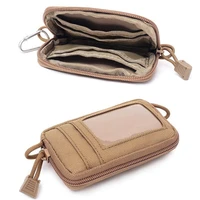 mens waist bag cards keychain pouch small pocket fanny bag edc wallet pocket bag money bag outdoors hunting hiking bag pack