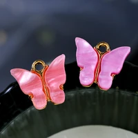 peixin 12pcslot womens colorful acrylic butterfly accessories wholesale diy jewelry making bracelet necklace earring pendant