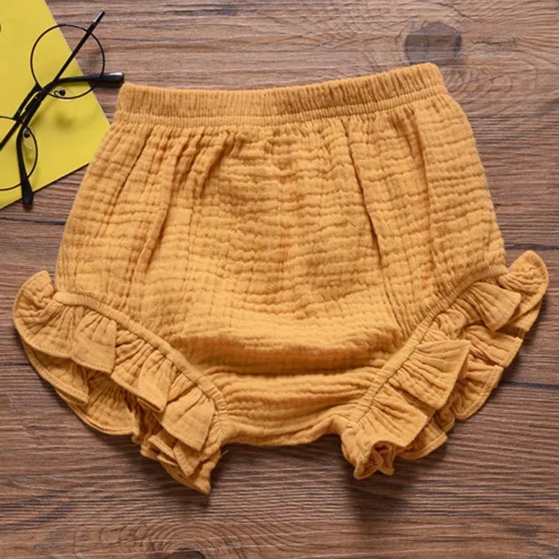 От 0 до 3 лет штаны для девочек ясельного возраста детские шорты из хлопка