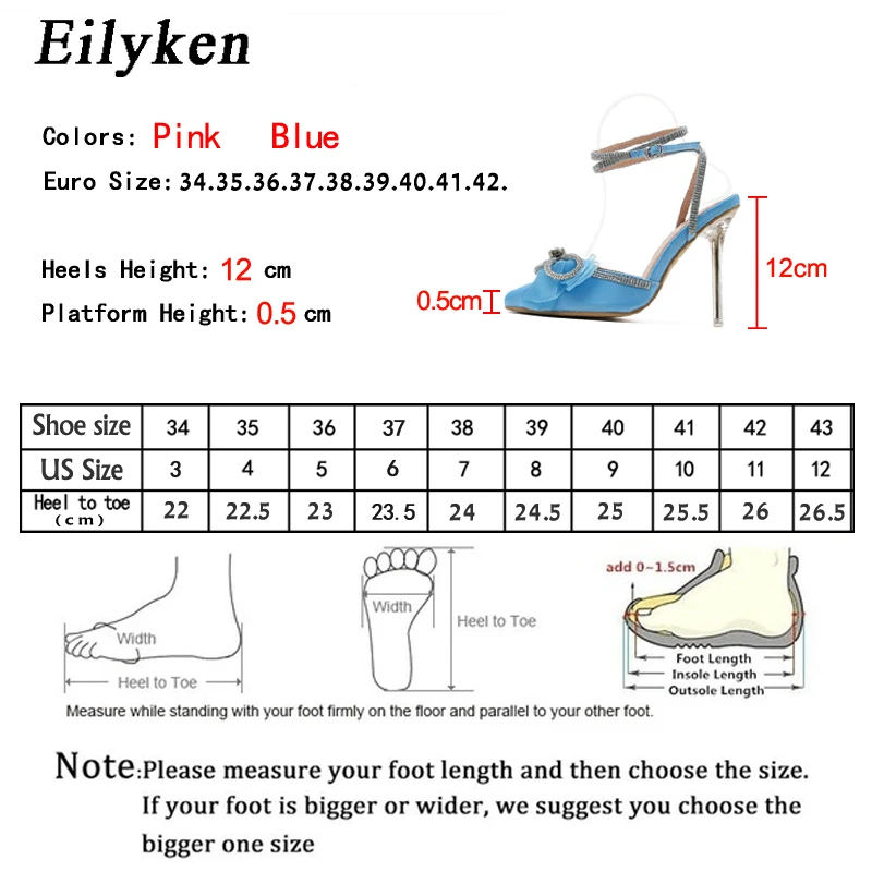 Eilyken блестящие стразы Розовые женские туфли-лодочки с украшением в виде