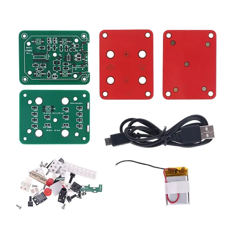 1 комплект FM стерео радио набор электронный DIY 76 108 МГц частота переносной
