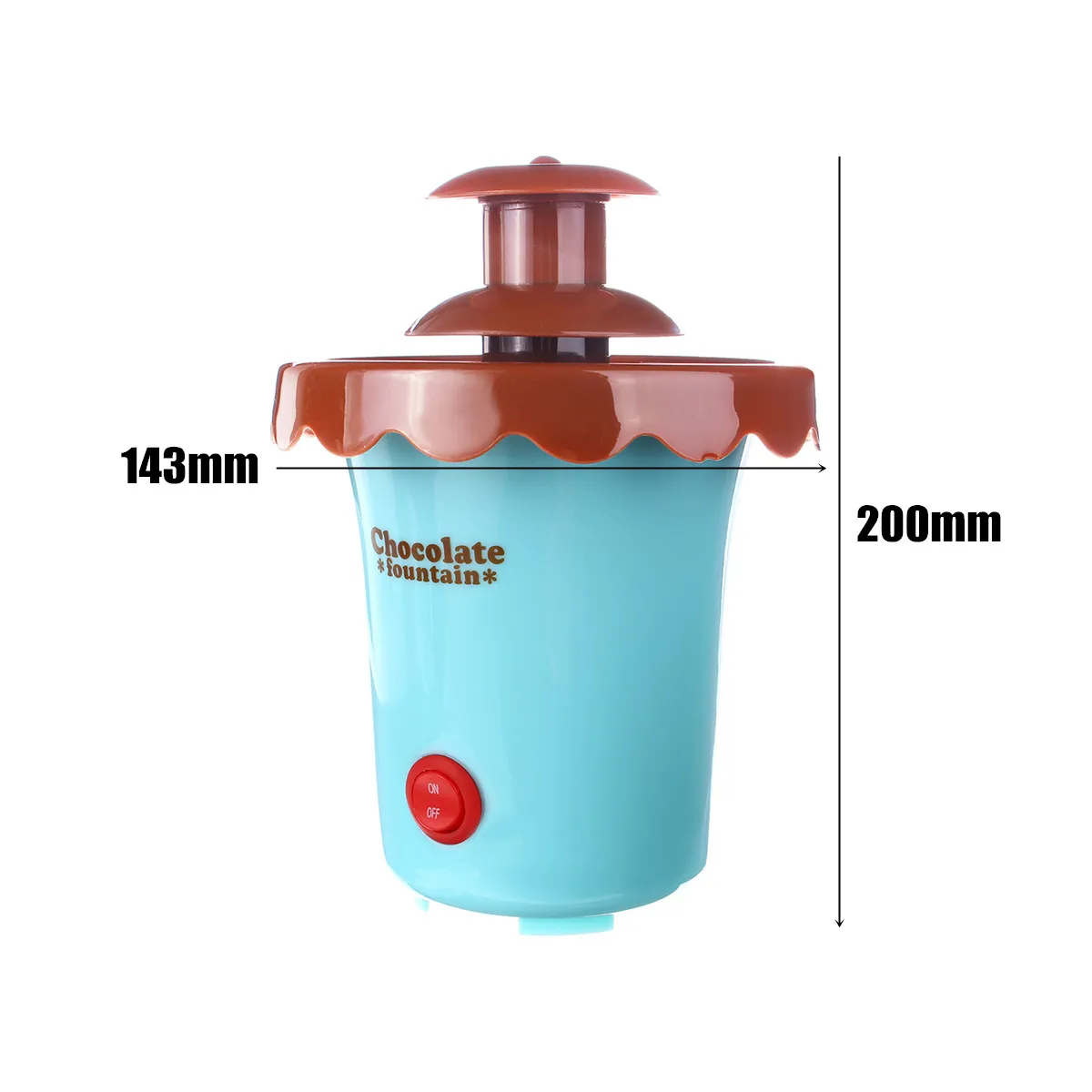 2 яруса мини шоколадное фондю Maker фонтан вечерние водопад правильная машина для