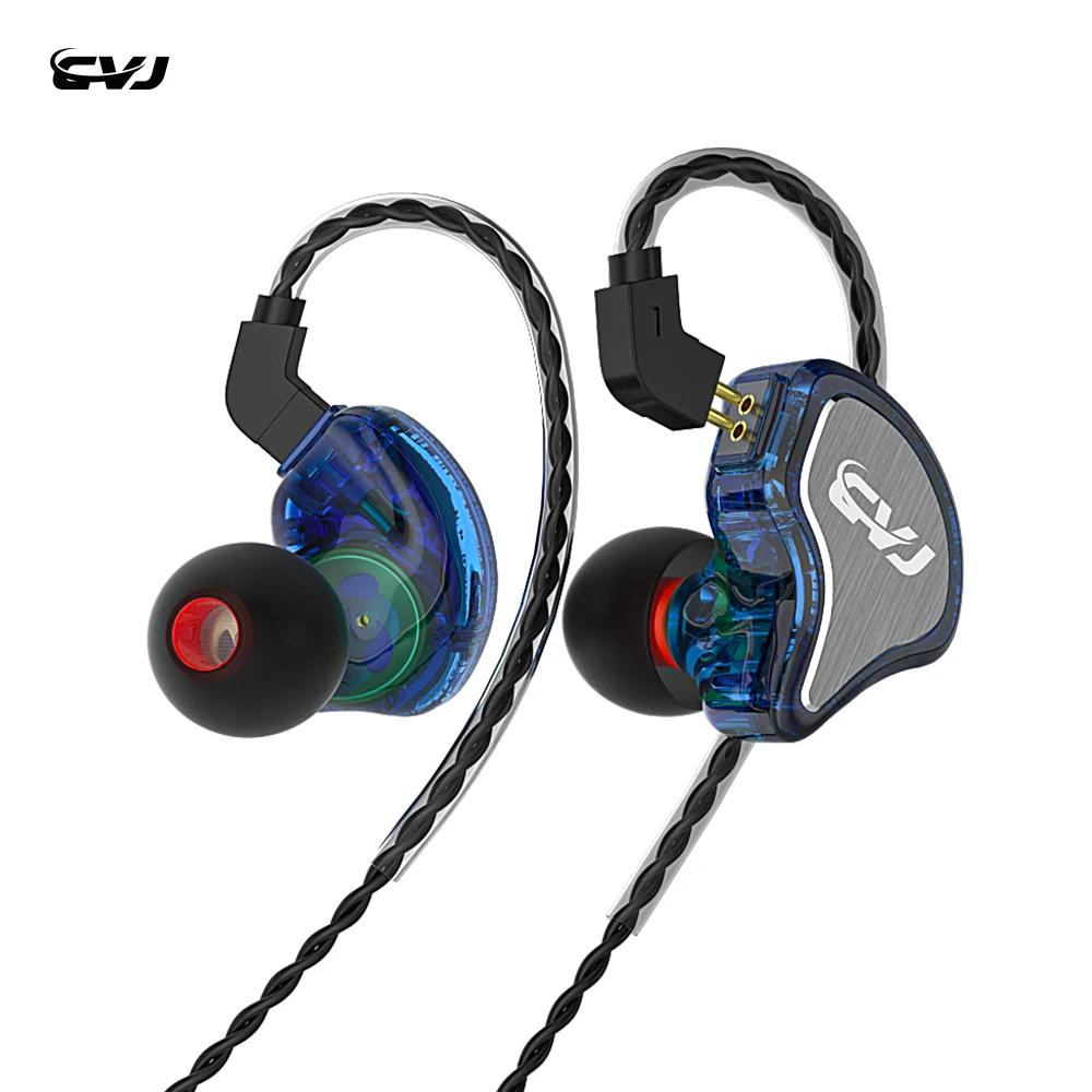 CVJ CS8 3BA + 1DD hybrid driver high resolution monitoring headset for DJ motion hifi sound quality replaceable cable CSA CSN SE