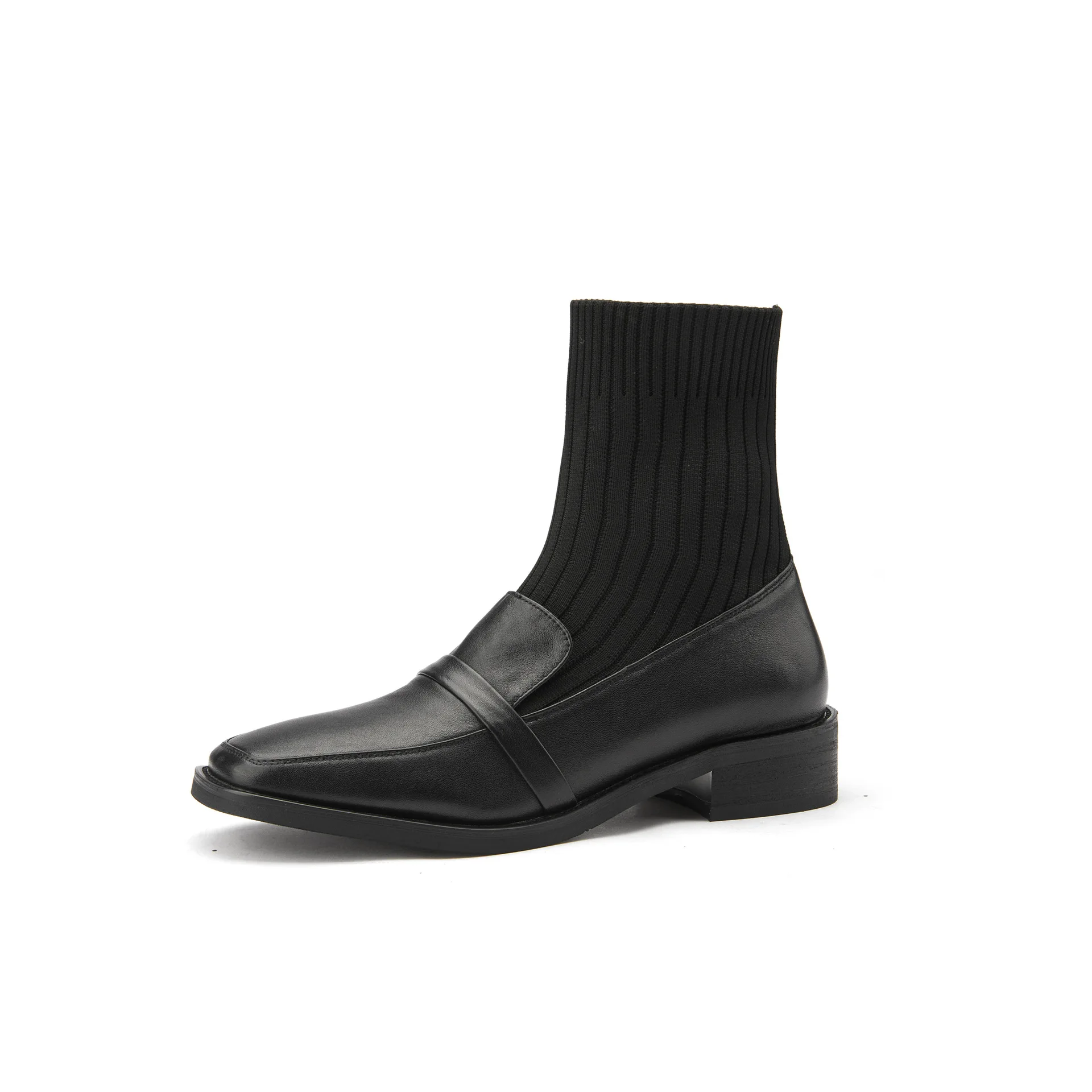 Fujin/лидер продаж 2021 года Женские носки Модные ботинки из эластичной шерсти