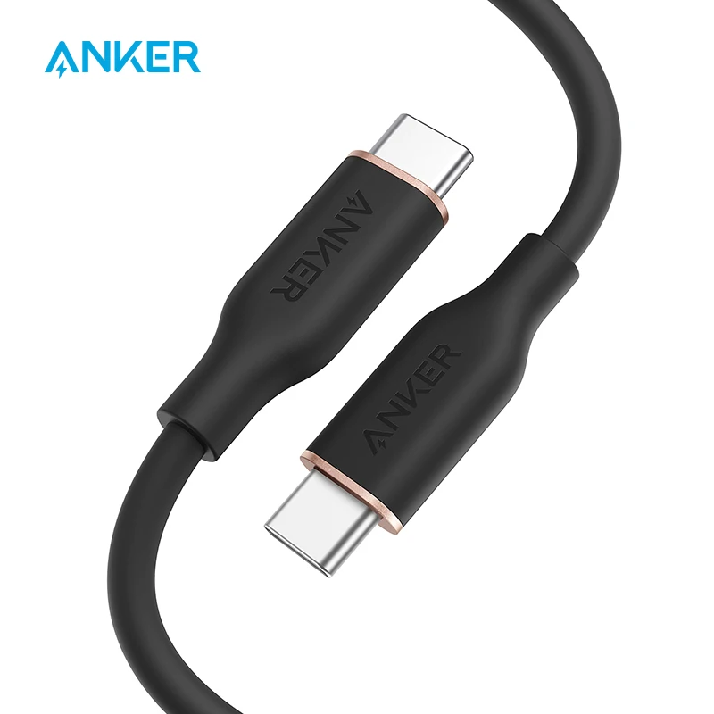 

Anker Powerline III Flow Usb Type C Cable 100W USB C Cable Fast Charge USB 2.0 For iphone 15/15 pro/14/14 pro For Samsung Galaxy