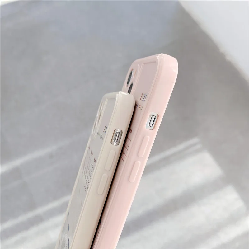 

2021 Calendar Phone Case For iPhone 12 mini 11 Pro XR X XS MAX 7 8 Plus Soft TPU Silicon Shock Proof Phone Back Cover Fundas