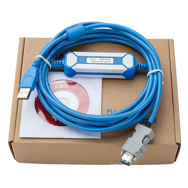 

High quality Servo Drive ASDA-B2 / AB / A2 programming cable for Delta
