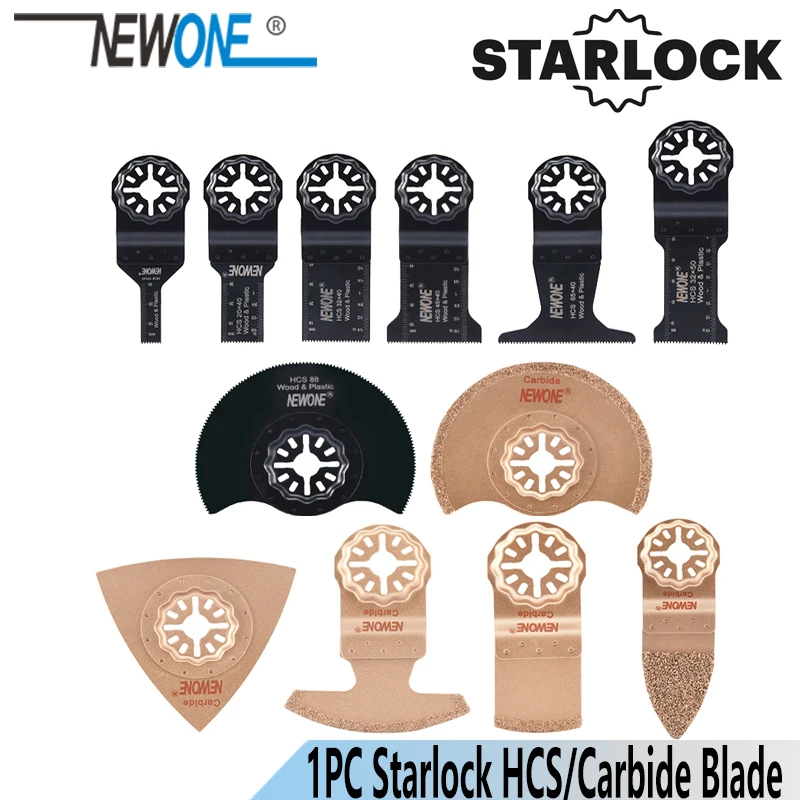 NEWONE 1 шт. HCS твердосплавные Осциллирующие инструменты Starlock пильные диски