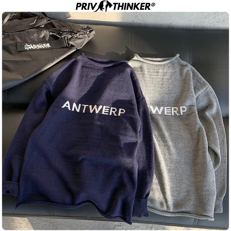 Privathinker Женский 2020 жаккардовый принт круглый ворот пуловер свитер женский