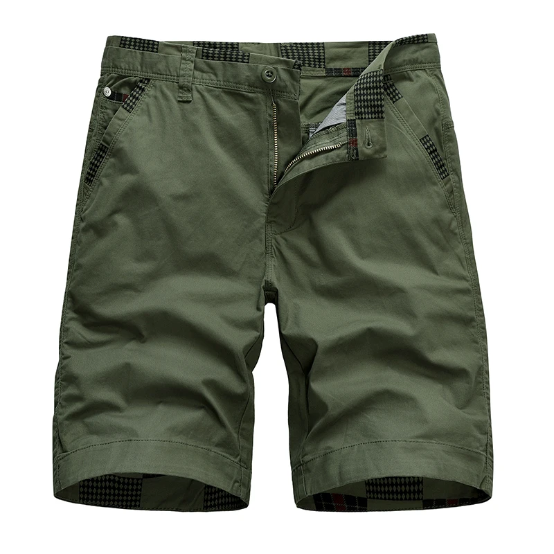 

2021 New Fashion Men Cargo Shorts Straight Loose Casual Cotton Solid Mens Short Trousers Bottoms Tactical Shorts Homme Plus Size