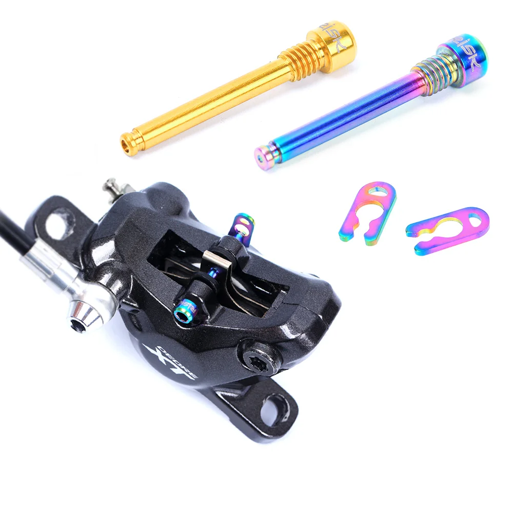 RISK велосипедный гидравлический дисковый тормозной колодки болты M4 титановый