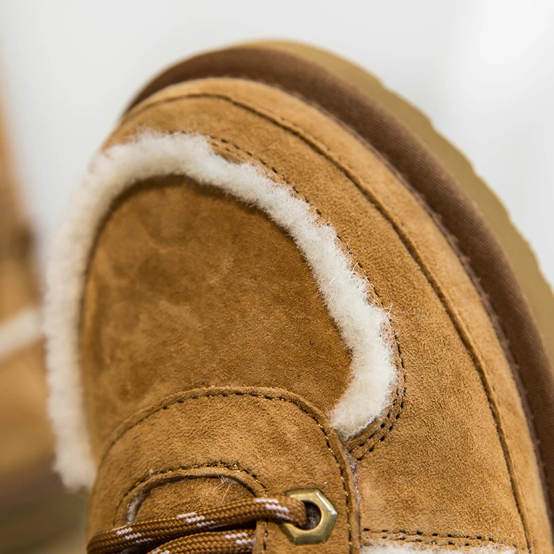 2019 г. Новая зимняя женская обувь женские зимние спортивные ботинки Martin на овечьем