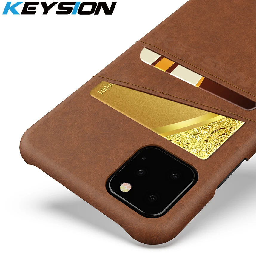 Чехол для телефона KEYSION iPhone 11 Pro максимальный чехол Роскошный кошелек из