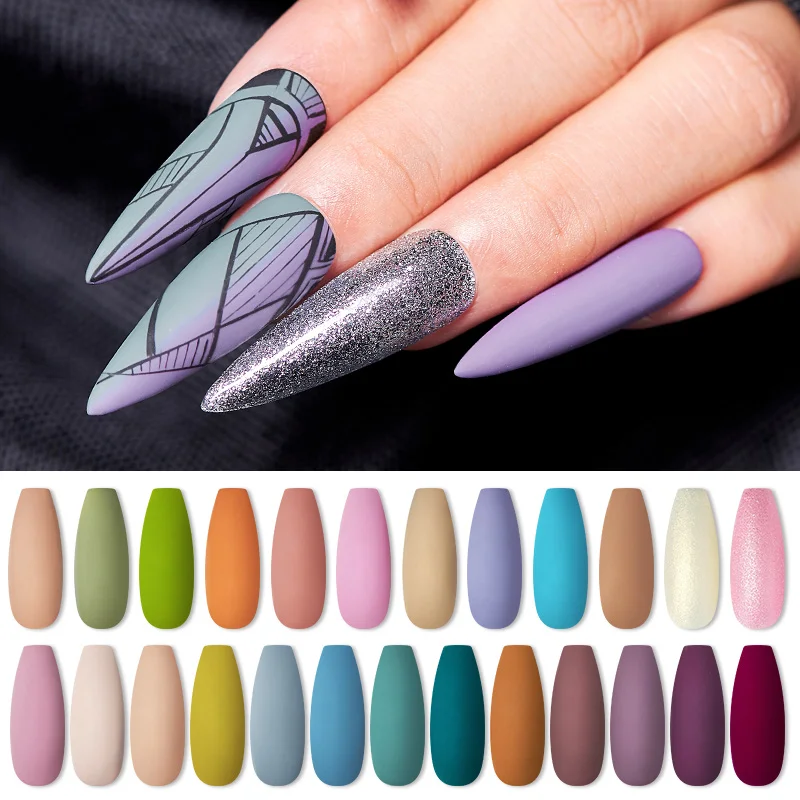 

Mtssii Color Gel Varnish Soak Off UV LED Gel Nail Polish Semi Permanant Base Top Coat No Wipe Color Gel Polish