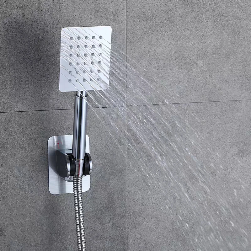 

High Pressure Water Saving Shower Head ABS With Chrome Plated Bathroom Hand Aquare Shower Water Booster Spray Bath Showerhead