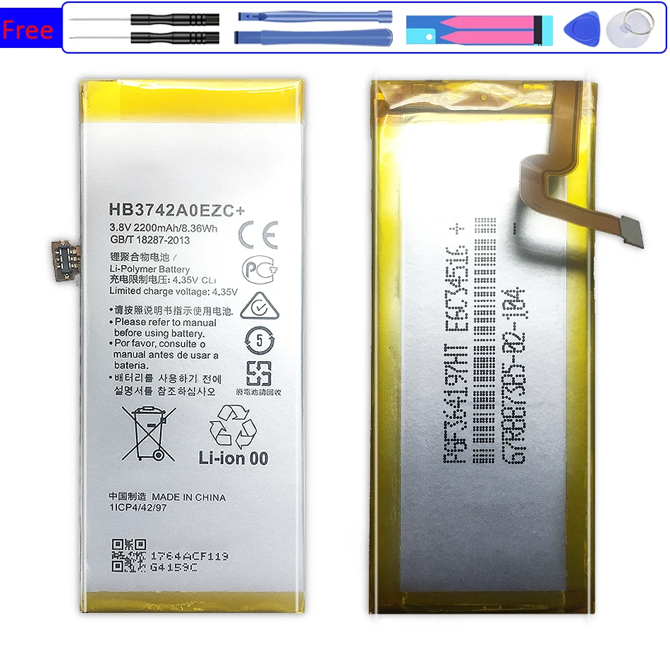 

Аккумулятор HB3742A0EZC + 3900 мАч для Huawei Ascend P8 Lite GR3 2016 TAG-L21 L22 L23 L01 L03 L13 ALE-L21 ALE-L23 ALE-L02 UL00 аккумулятор