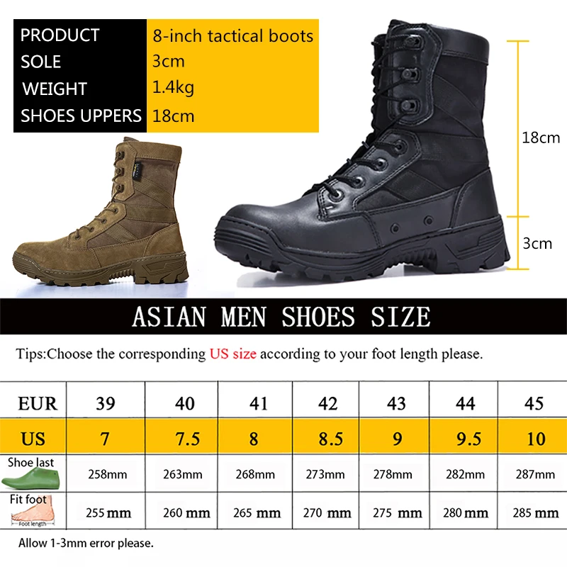 ANTARCTICA Trekking Hiking Shoes Men Military Tactical Combat Layer Leather Work Sport Boots Nylon Waterproof Sneakers Women