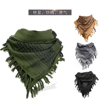 outdoor sports mens arab square scarf windproof sand warm and breathable tactical scarf