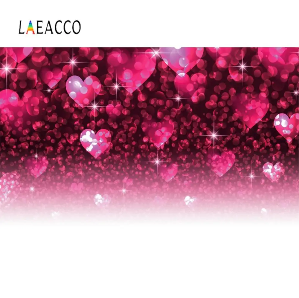 С Днем Святого Валентина блестящий красный любовь сердце горошек Свадьба День