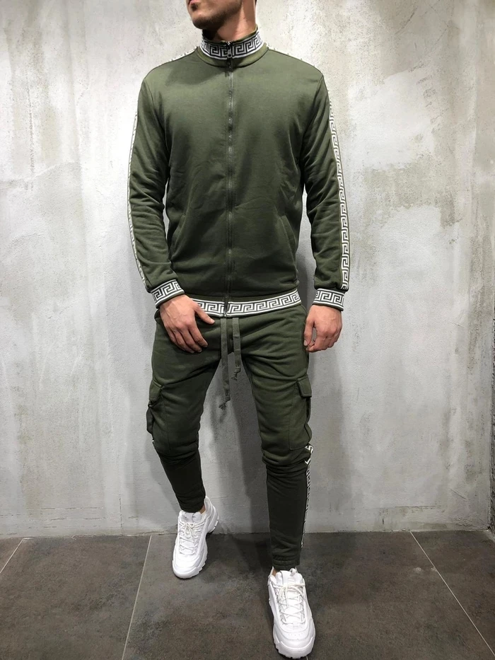 Litthing спортивный костюм на молнии мужской комплект из 2 предметов мужская одежда с