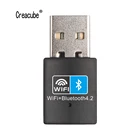 USB Wi-Fi адаптер Creacube, 150 м, совместимый с Bluetooth, 4,2, 2 в 1, беспроводной USB Wi-Fi приемник, сетевая карта, передатчик для ПК
