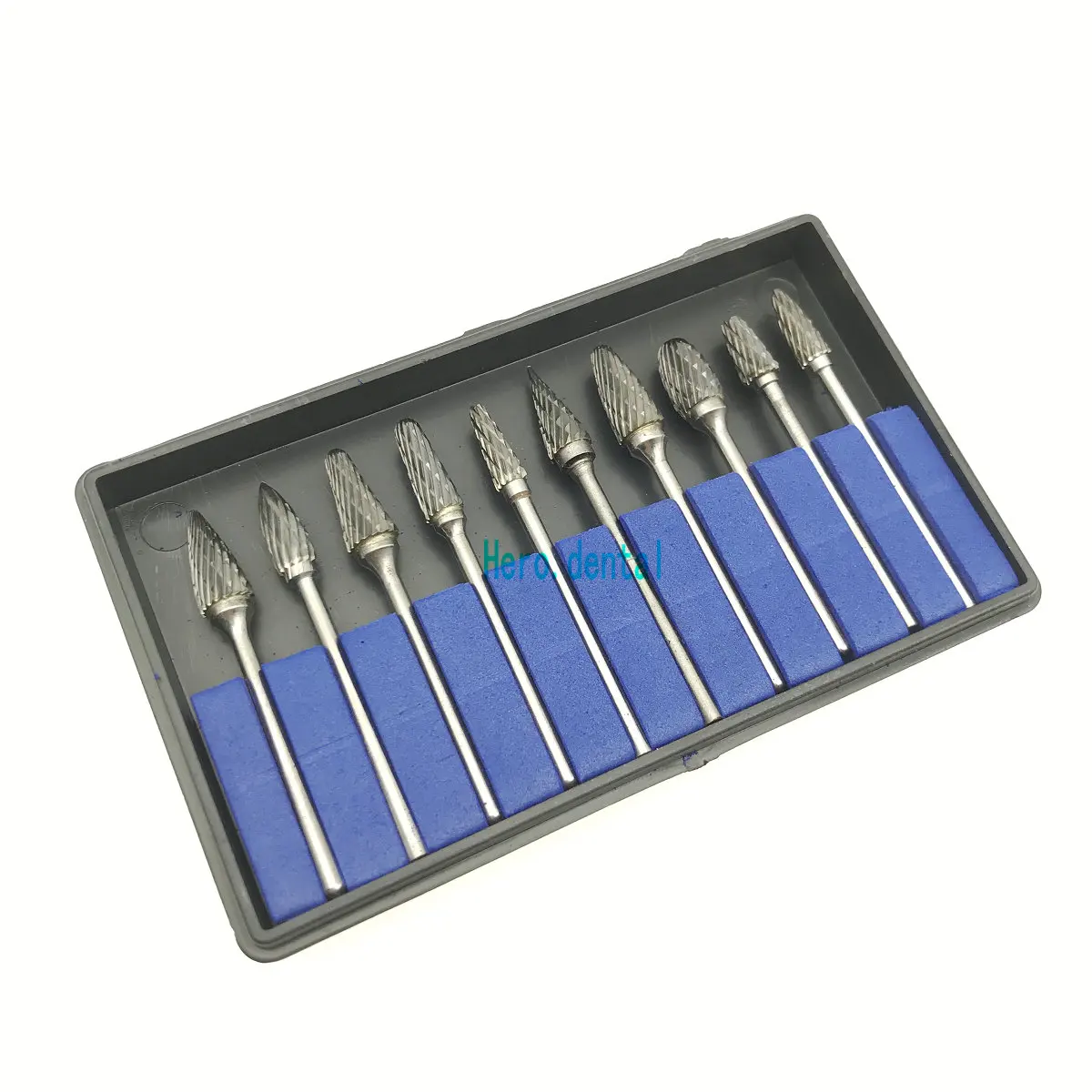 10 шт./1 компл. Лабораторные заусенцы зубная дрель Вольфрамовая сталь