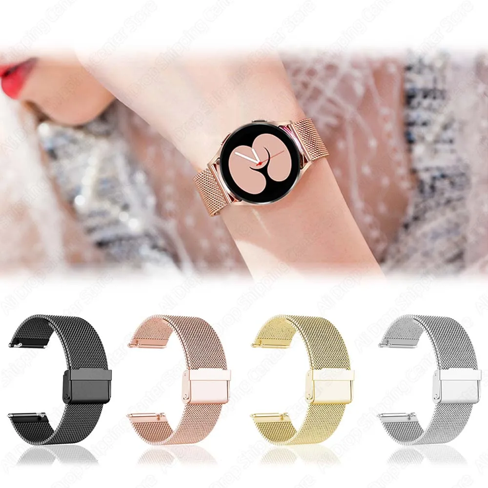 Ремешок силиконовый для наручных часов браслет Samsung Galaxy watch 4 Active 2 44 мм 40 3/classic 42 46