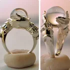Кольцо женское, в готическом и американском стиле, 3 кольца